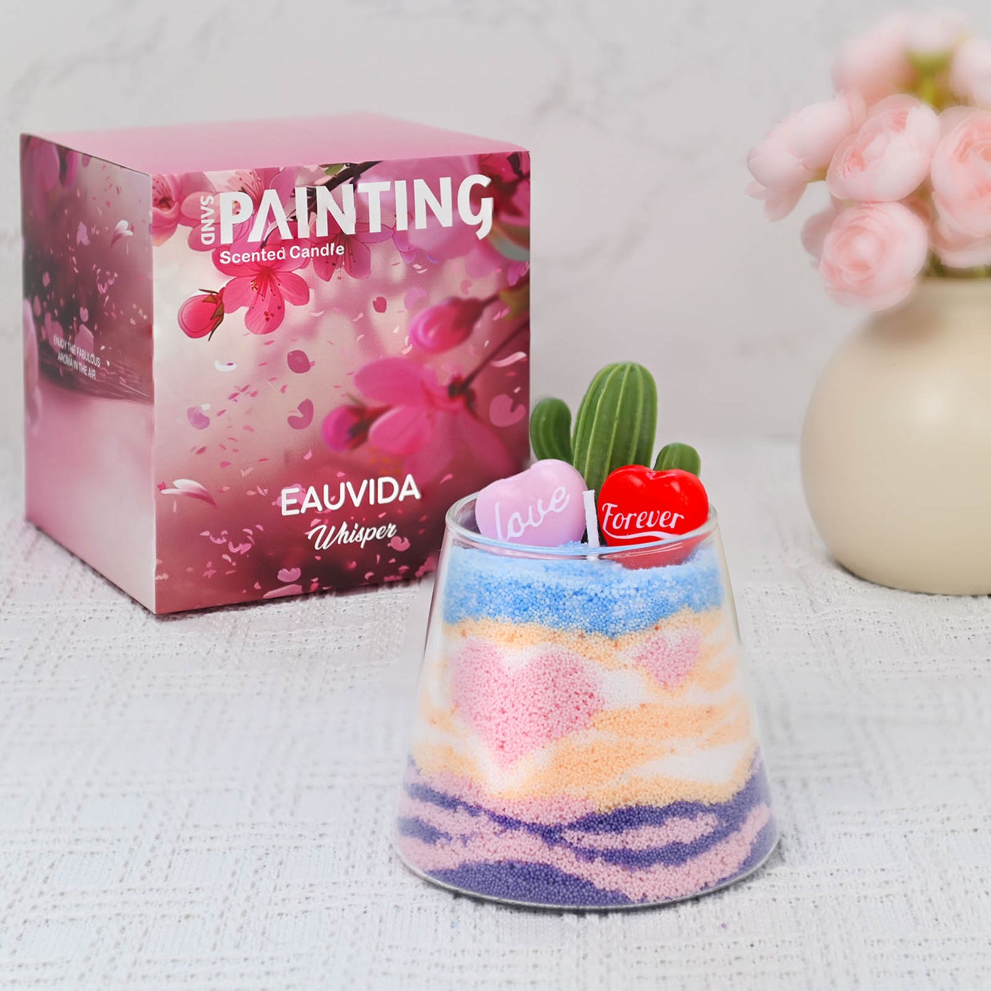 DIY Sand Art Scented Candle - Whisper