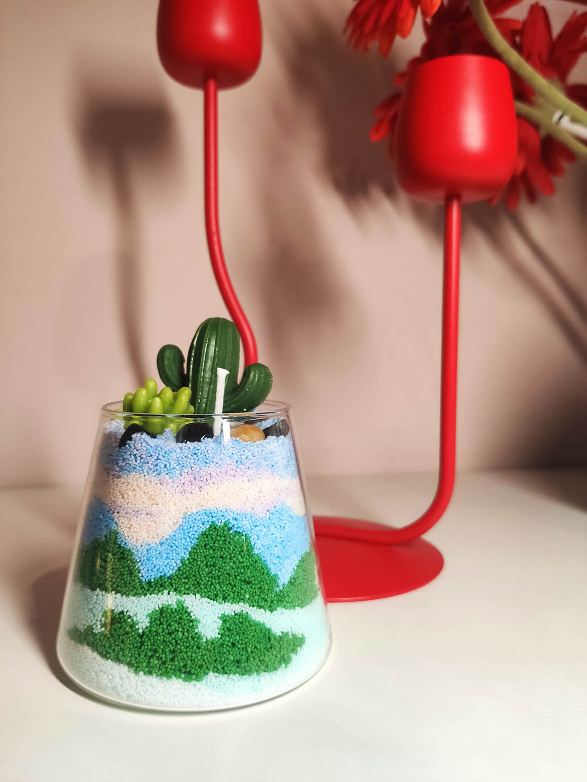 DIY Sand Art Scented Candle - Whisper