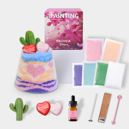 DIY Sand Art Scented Candle - Whisper