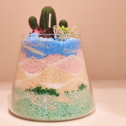 2-Pack, DIY Sand Art Scented Candle - Whisper & Echo
